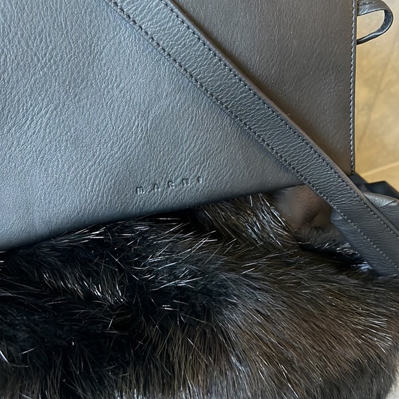 MARNI leather and fur bag! - Picture 11 of 13